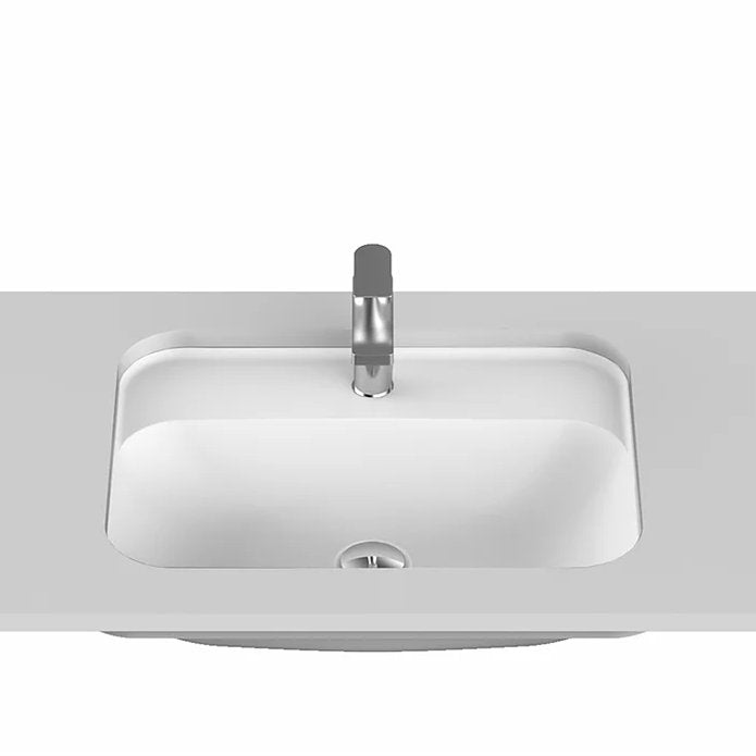 ADP Strength Solid Surface Inset/ Under Counter Basin - Ideal Bathroom CentreTOPTSTR5543-GGloss White