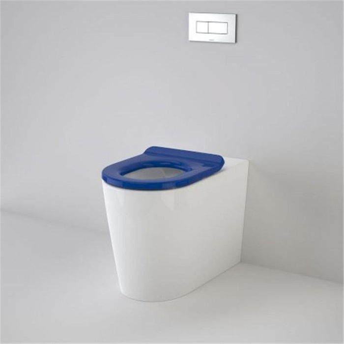 Caroma Liano Cleanflush Wall Faced Invisi Series II Toilet Suite - Ideal Bathroom Centre766300SBCare Single Flap Seat - Sorrento Blue