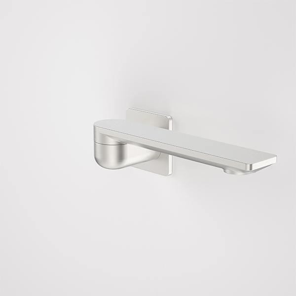 Caroma Urbane II 220mm Bath Swivel Outlet-Square Cover Plate - Ideal Bathroom Centre99670BNBrushed Nickel