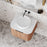 Cassa Design V-Groove Curved Wall Hung Vanity - Ideal Bathroom CentreVGR600WH-WALNUT600mmNatural Walnut