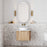 Cassa Design V-Groove Curved Wall Hung Vanity - Ideal Bathroom CentreVGR600WH-OAK600mmNatural Oak