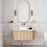 Cassa Design V-Groove Curved Wall Hung Vanity - Ideal Bathroom CentreVGR900WH-OAK900mmNatural Oak