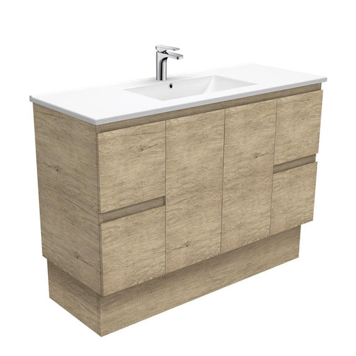 Fienza Edge Scandi Oak 1200mm Vanity With Ceramic Top - Ideal Bathroom CentreTCL120SKFreestanding