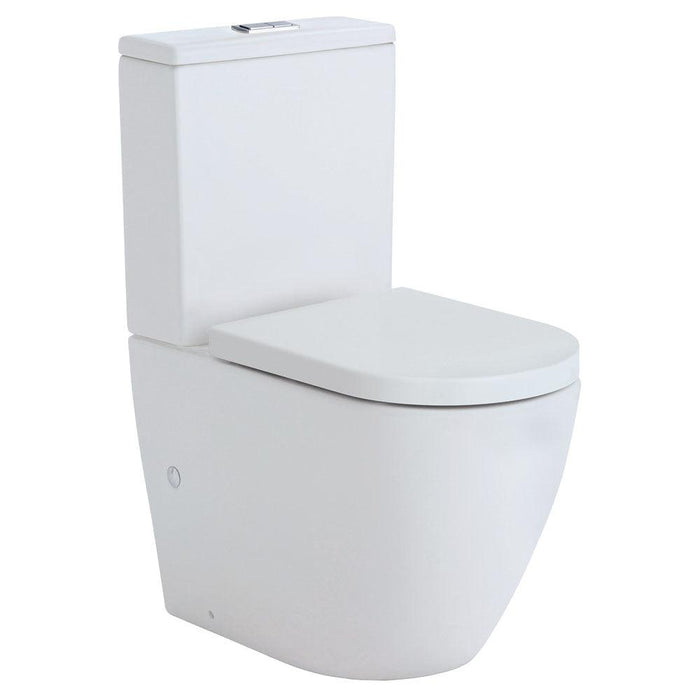 Fienza Koko Back To Wall Toilet Suite - Ideal Bathroom CentreK002MWMatte WhiteStand Seat