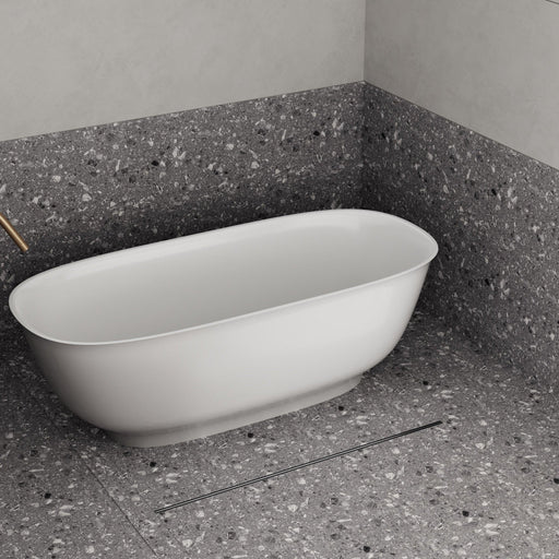 Milano Brighton 1700mm Freestanding Bath Gloss White - Ideal Bathroom CentreBT-BRI1700