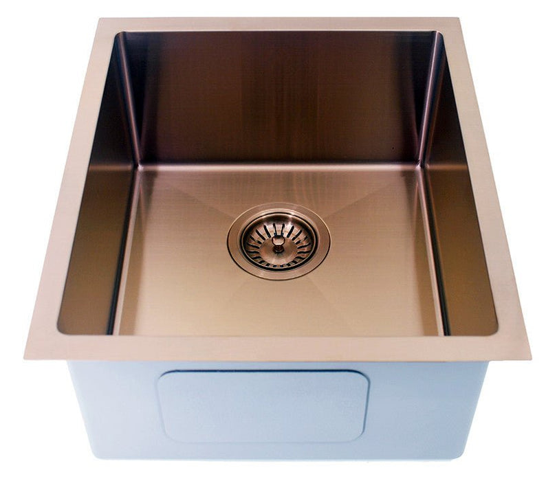 Milano Handmade 380mm Sink - Ideal Bathroom CentreM-S201CPChampagne