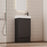Milano Vee Groove 460mm Small Space Vanity - Ideal Bathroom CentreVG4625FSR-MBMatte BlackFreestandingRight Hand Hinge