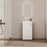 Milano Vee Groove 460mm Small Space Vanity - Ideal Bathroom CentreVG4625FSR-MWMatte WhiteFreestandingRight Hand Hinge