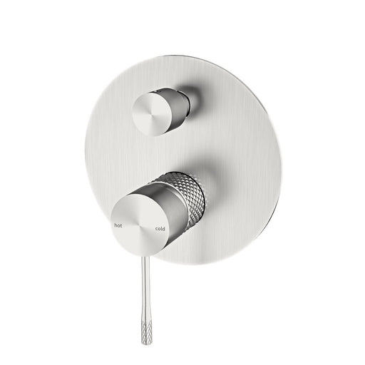 Nero Opal Wall Shower Mixer With Diverter - Ideal Bathroom CentreBR251909aBNBrushed Nickel