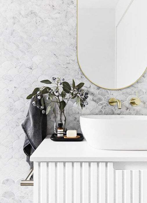 Otti Noosa 900mm Vanity Matte White - Ideal Bathroom CentreNS900W4Freestanding On LegsStone Top