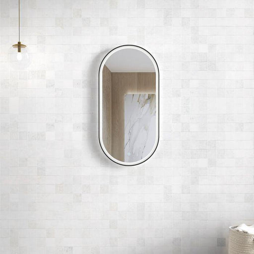 Otti Noosa Metal Framed LED Mirror Matte Black - Ideal Bathroom CentreLED-MF9045B