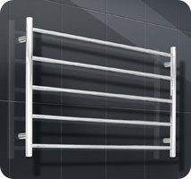 Radiant Round Bar Heated Towel Rails 8 Bar 950x600mm - RTR07 - Ideal Bathroom CentreRTR07