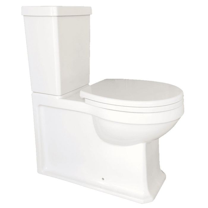 Abey Burlington Traditional Rimless Wall Faced Toilet Suite - Ideal Bathroom Centre371455