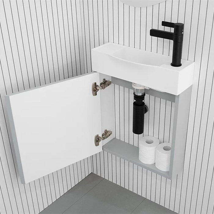 ADP Charlie 450mm Small Space Vanity - Ideal Bathroom CentreCHARM0450WHGWall HungGloss White