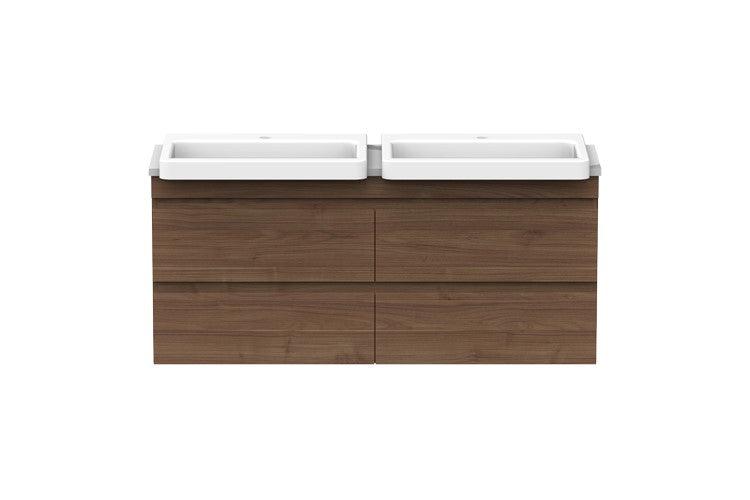 ADP Emporia All-Drawer Semi-Recessed Vanity - Ideal Bathroom CentreEMPSA1200WHC1200mmWall HungDouble Bowl Basin