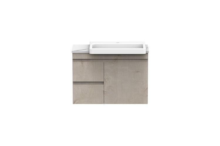 ADP Emporia Semi-Recessed Vanity - Ideal Bathroom CentreEMSRTW0750WHR750mmTwin Wall HungRight Hand Basin