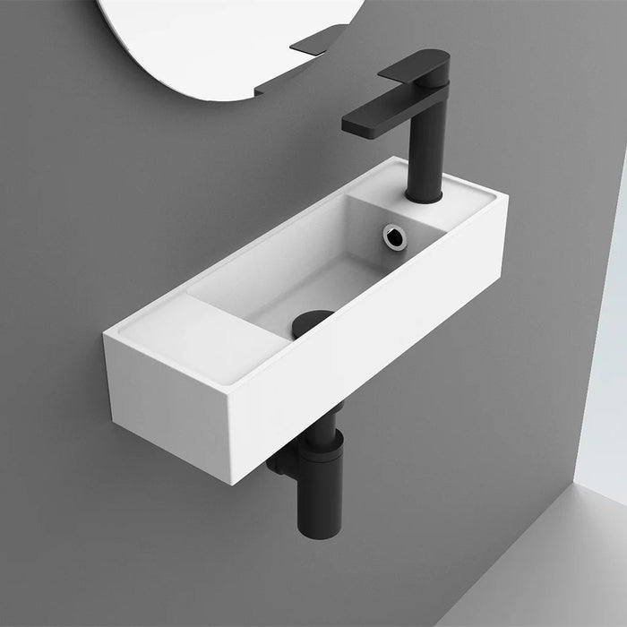 ADP Eon Solid Surface Wall Hung Basin - Ideal Bathroom CentreTOPSEON45WGGloss White