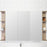 ADP Glacier 1800mm Shaving Cabinet , Double Shelves - Ideal Bathroom CentreGSC18080D