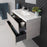 ADP Glacier Ceramic All Drawer Ensuite 750mm Vanity - Ideal Bathroom CentreGCTRAE750WKTrio Freestanding