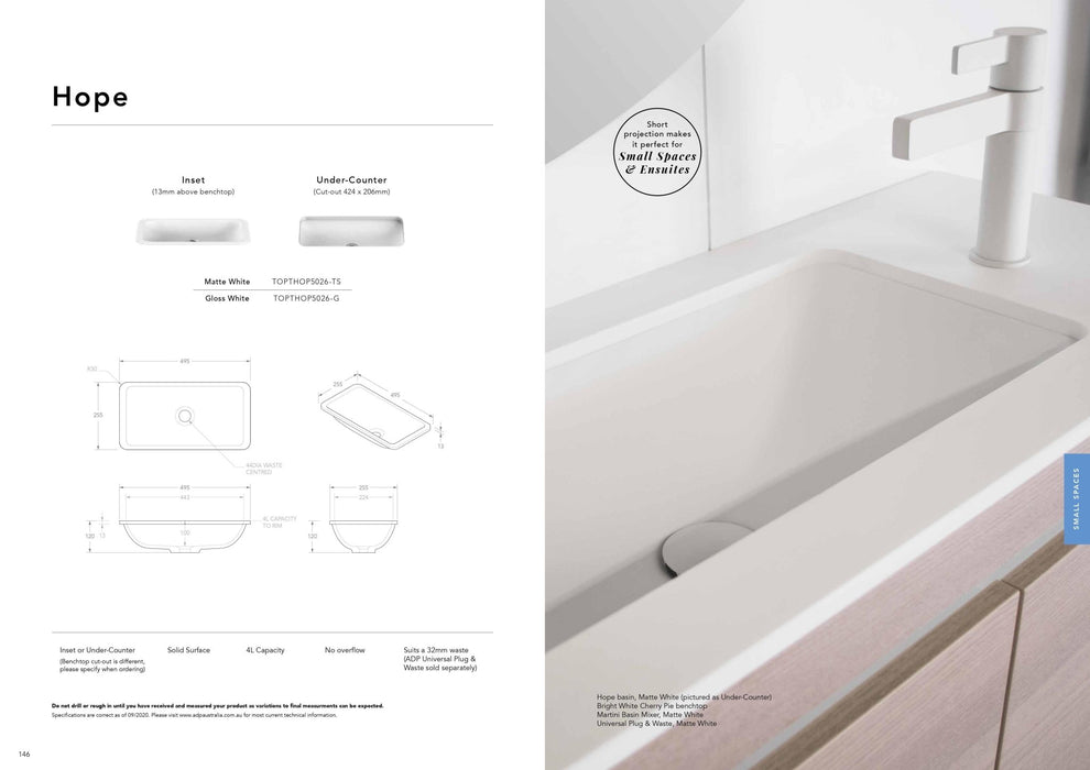 ADP Glacier Quartz Ensuite 1200mm Vanity - Ideal Bathroom CentreGQETR1200WKTrio Freestanding