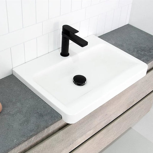 ADP Integrity Solid Surface Semi-Recessed Basin - Ideal Bathroom CentreTOPTINT5540-TSMatte White