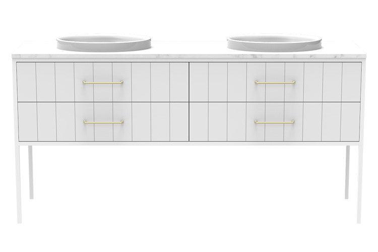 ADP Ivy All Drawer Freestanding Vanity - Ideal Bathroom CentreIVYFAW1800FMDCP1800mmDouble Bowl Basin