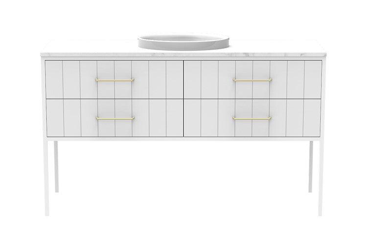 ADP Ivy All Drawer Freestanding Vanity - Ideal Bathroom CentreIVYFAW1500FMCCP1500mmSingle Centre Basin