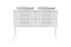 ADP Ivy All Drawer Freestanding Vanity - Ideal Bathroom CentreIVYFAW1200FMDCP1200mmDouble Bowl Basin
