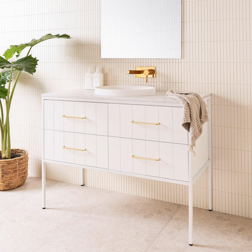 ADP Ivy All Drawer Freestanding Vanity - Ideal Bathroom CentreIVYFAW0600FMCCP600mmSingle Centre Basin
