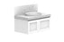 ADP London 900mm Wall Hung Vanity - Ideal Bathroom CentreTLD900WHLLeft Hand Drawer
