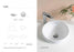 ADP Luka Solid Surface Semi Inset Basin - Ideal Bathroom CentreTOPSLUK320WMMatte White