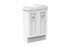 ADP Madison Mini Small Space Vanity - Ideal Bathroom CentreMADM0600WKRM600mmMatte WhiteRight Hand Bowl