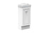 ADP Madison Mini Small Space Vanity - Ideal Bathroom CentreMADM0400WKCM400mmMatte WhiteCentre Bowl