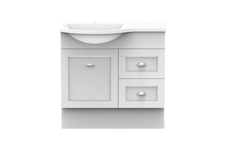 ADP Madison Semi-Recessed Freestanding Vanity - Ideal Bathroom CentreMAISCW0900WKLPM900mmLeft Hand Basin