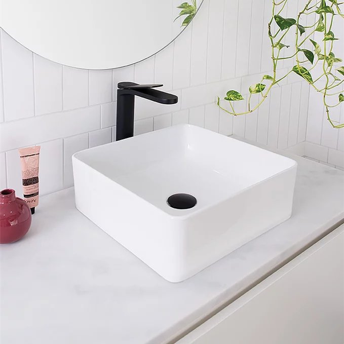 ADP Malo Ceramic Above Counter Basin - Ideal Bathroom CentreTOPCMALWH