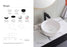 ADP Margot Ceramic Above Counter Basin - Ideal Bathroom CentreTOPCMAR360MBMatte Black