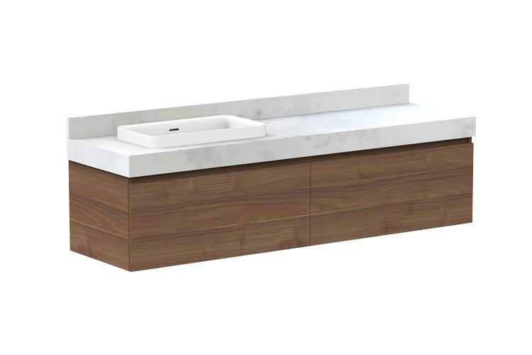ADP Mayfair All Drawer Wall Hung Vanity - Ideal Bathroom CentreMAYFAS1800WHLCP1800mmLeft Hand Basin