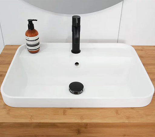 ADP Miya Solid Surface Semi Inset Basin - Ideal Bathroom CentreTOPSMIIN55WGGloss White550mm