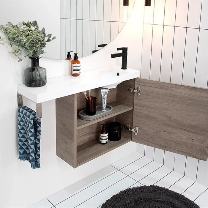 ADP Petite Rail Small Space Vanity - Ideal Bathroom CentrePETR550WH550 Top / 400 CabinetWall Hung