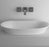 ADP Rise Solid Surface Semi Inset Basin - Ideal Bathroom CentreTOPPRIS5636WMMatte White