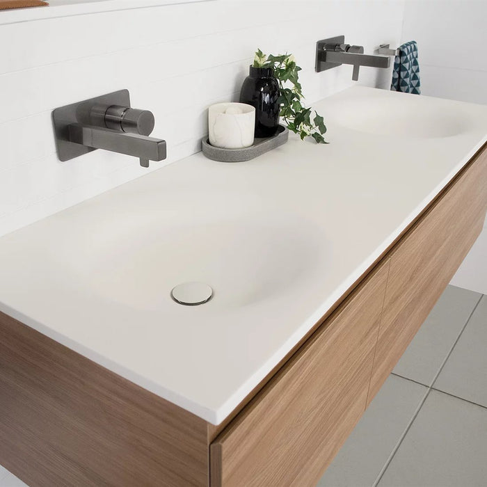 ADP Snow 1500mm Wall Hung Vanity - Ideal Bathroom CentreSNW1500WHDDouble Bowl