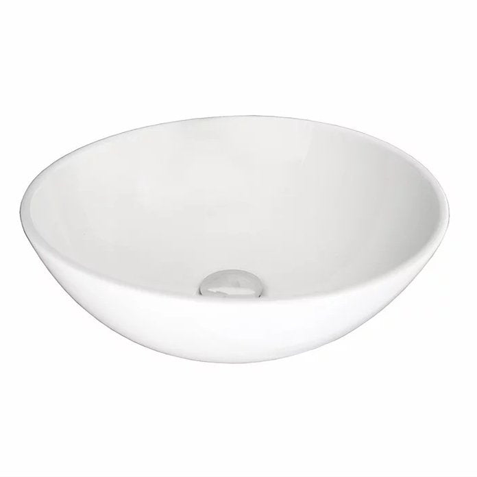 ADP Solar Ceramic Semi Inset Basin - Ideal Bathroom CentreTOPCSOLWHGloss White