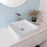 ADP Square Fluted Ceramic Above Counter Basin - Ideal Bathroom CentreTOPCSFL405GW