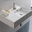 ADP Teorema 600mm Ceramic Wall Hung Basin - Ideal Bathroom CentreTOPCTEO60GWLLeft Bowl1 Tap Hole