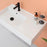 ADP Teorema 800mm Ceramic Wall Hung Basin - Ideal Bathroom CentreTOPCTEO80GWLLeft Bowl1 Tap Hole