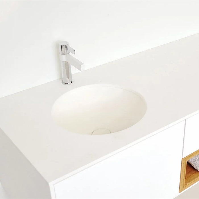 ADP Unity Solid Surface Inset/ Under Counter Basin - Ideal Bathroom CentreTOPTUNI400-TSMatte White