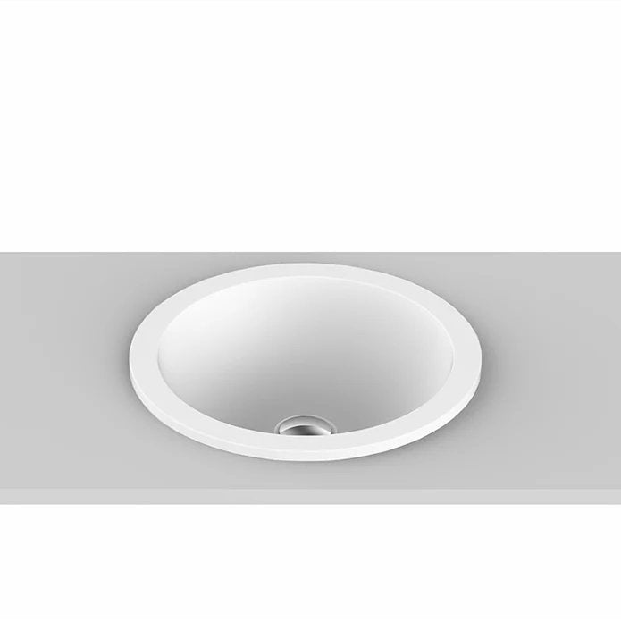 ADP Unity Solid Surface Inset/ Under Counter Basin - Ideal Bathroom CentreTOPTUNI400-GGloss White