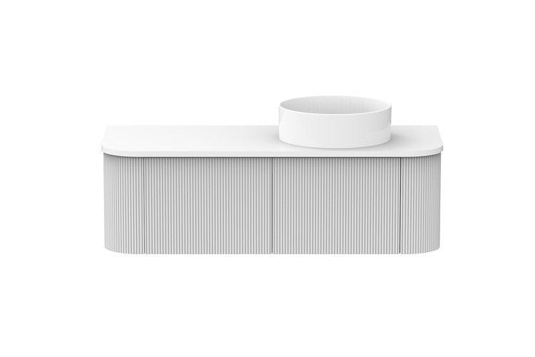 ADP Waverley Curved Wall Hung Vanity - Ideal Bathroom CentreWAVFAS1200WHRCP1200mmRight Hand BasinUltra White Matte