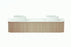 ADP Waverley Curved Wall Hung Vanity - Ideal Bathroom CentreWAVFAS1800WHDCP1800mmDouble Bowl BasinCoastal Oak