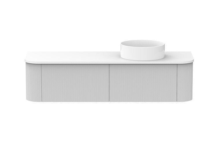 ADP Waverley Curved Wall Hung Vanity - Ideal Bathroom CentreWAVFAS1500WHRCP1500mmRight Hand BasinUltra White Matte